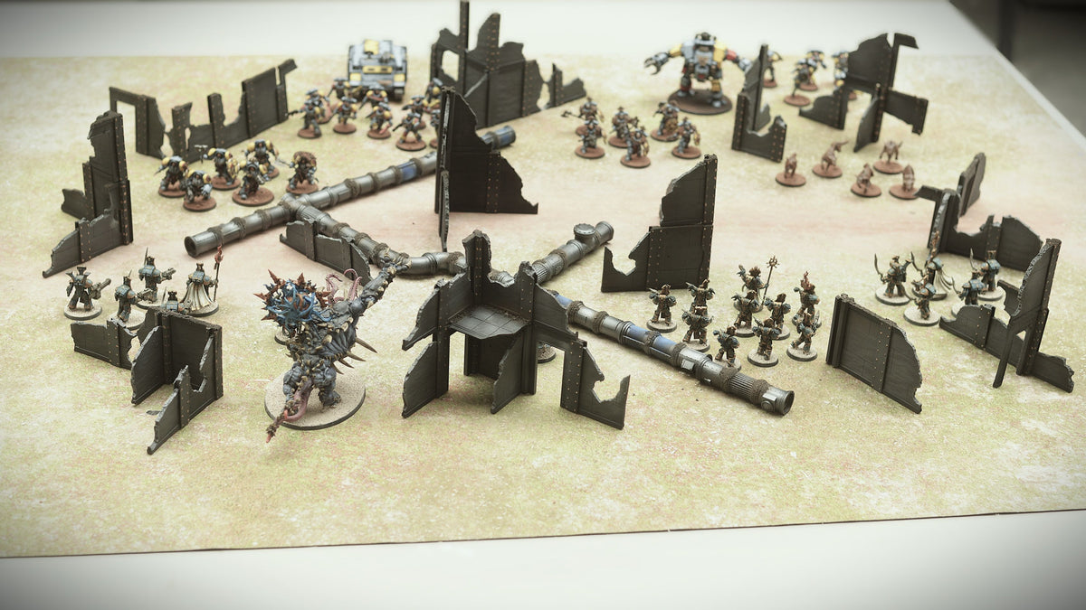 Two Sector Battlefield Bundle – 160″ of Walls