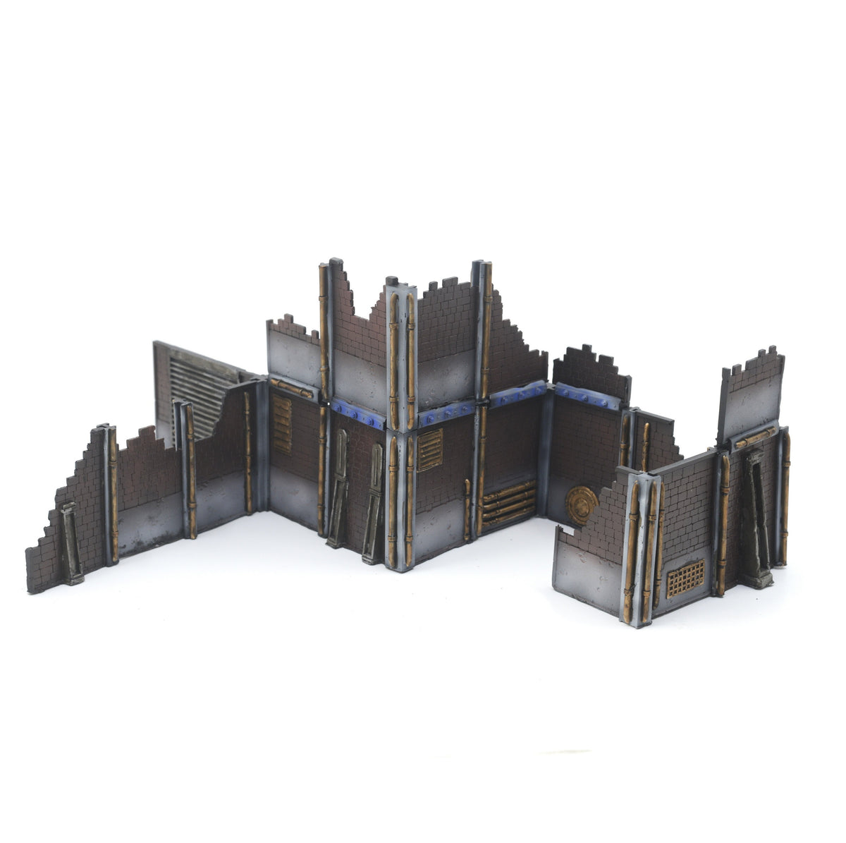 40″ Industrial Wall Set - 19 Modular Wall Elements