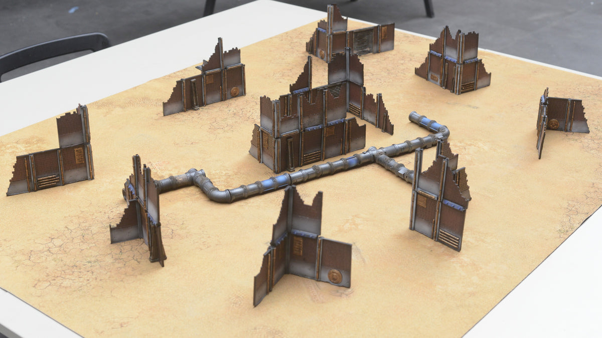 Two Sector Battlefield Bundle – 160″ of Walls